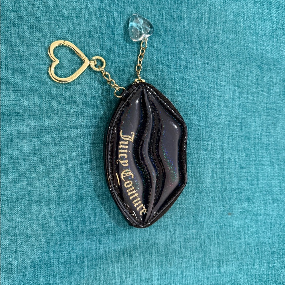 Juicy Couture Black Lip Coin Purse